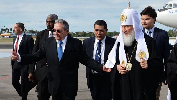 古巴領導人：俄東正教大牧首與羅馬教皇會晤證明古巴渴望世界和平 - 俄羅斯衛星通訊社