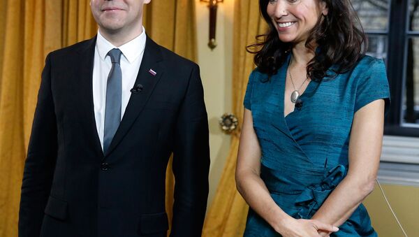 梅德韋傑夫在接受歐洲新聞電視台採訪 - 俄羅斯衛星通訊社