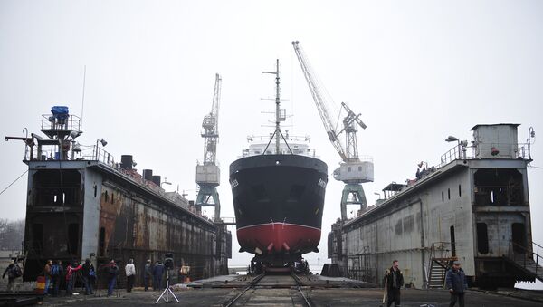 俄国防部为东方造船厂分配为太平洋舰队舰艇建造码头的订单 - 俄罗斯卫星通讯社