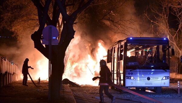 土耳其安卡拉省长：安卡拉市爆炸至少造成5人死亡 - 俄罗斯卫星通讯社