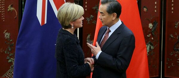 中國外長與澳大利亞外長 中國外長與澳大利亞外長 - 俄羅斯衛星通訊社