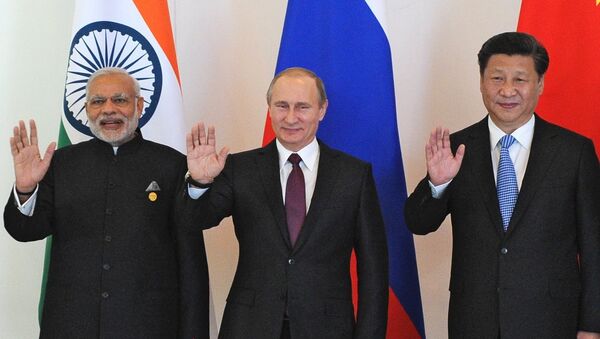 中俄印领导人 - 俄罗斯卫星通讯社