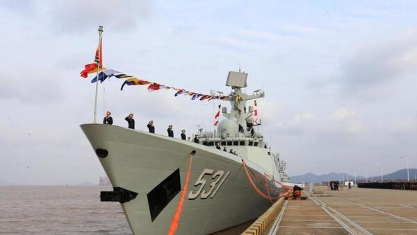 中國國防部：兩艘新型導彈護衛艦正式入列中國海軍 - 俄羅斯衛星通訊社