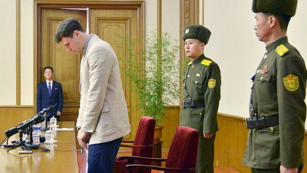 朝鮮法院判處美國大學生15年監禁 - 俄羅斯衛星通訊社