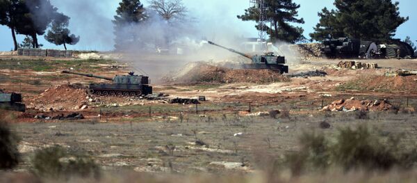 Турецкая артиллерия - 俄罗斯卫星通讯社