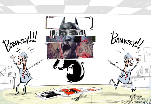 英国艺术家班克斯 英国艺术家班克斯 - 俄罗斯卫星通讯社