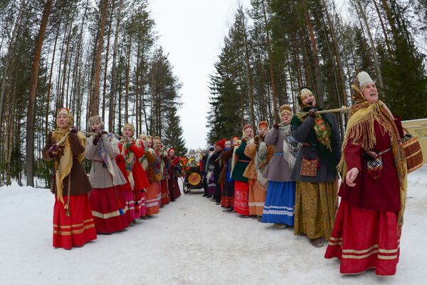 根據東正教復活節的傳統，謝肉節開始於復活節前的56天。 - 俄羅斯衛星通訊社