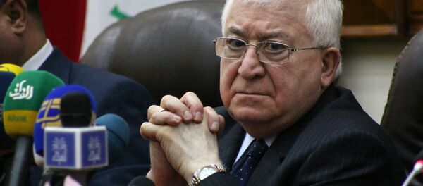 伊拉克总统福阿德·马苏姆 伊拉克总统福阿德·马苏姆 - 俄罗斯卫星通讯社