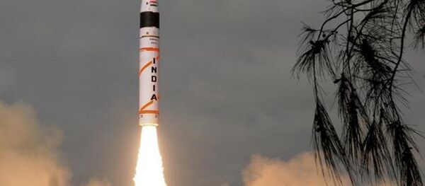 印度成功試射可攜帶核彈頭的烈火-1彈道導彈 印度成功試射可攜帶核彈頭的烈火-1彈道導彈 - 俄羅斯衛星通訊社