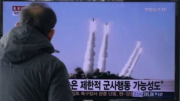 媒體：朝鮮發射的兩枚導彈落在日本專屬經濟區之外 - 俄羅斯衛星通訊社