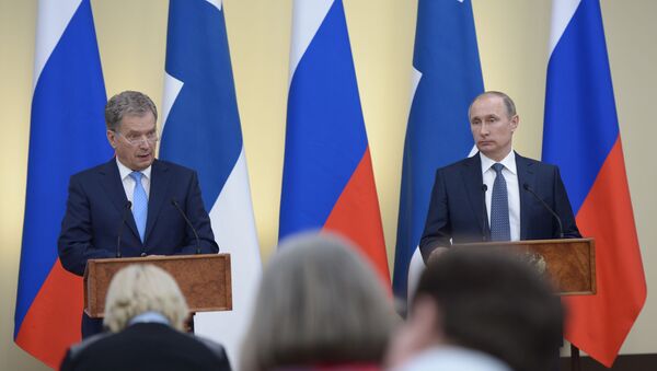 俄总统普京与芬兰总统尼尼斯托 - 俄罗斯卫星通讯社
