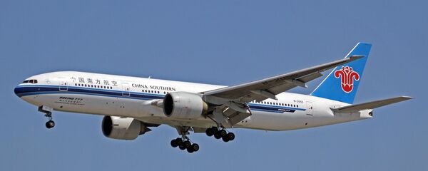 中國南方航空公司一架飛機因火警燈亮而在長沙機場迫降 - 俄羅斯衛星通訊社