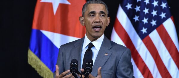 Президент США Барак Обама во время официального визита на Кубу - 俄羅斯衛星通訊社