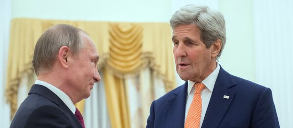 克里：叙利亚在俄罗斯和美国的努力下实现停火 - 俄罗斯卫星通讯社