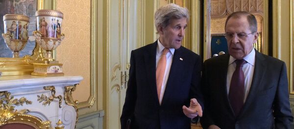 謝爾蓋•拉夫羅夫與約翰•克里 謝爾蓋•拉夫羅夫與約翰•克里 - 俄羅斯衛星通訊社