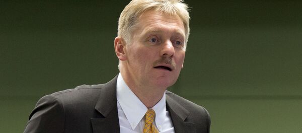 Пресс-секретарь президента России Дмитрий Песков в Москве - 俄罗斯卫星通讯社