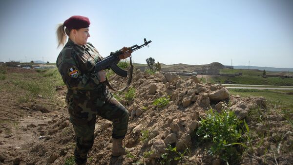 库尔德武装女兵队 - 俄罗斯卫星通讯社