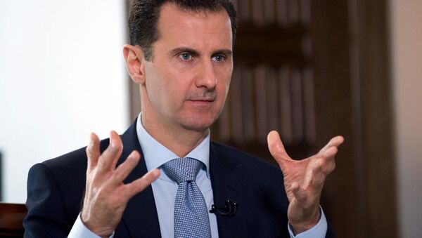 敘利亞總統阿薩德稱民眾希望和平正做出有利於政府的選擇 - 俄羅斯衛星通訊社