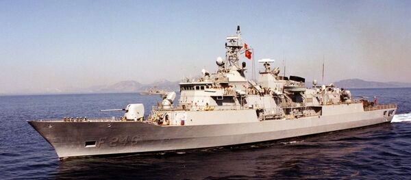 土耳其海军驱逐舰萨里黑斯号 - 俄罗斯卫星通讯社