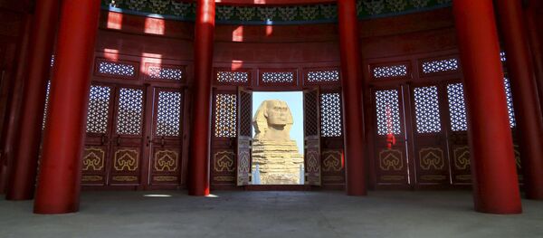 中國山寨版“獅身人面像”遭埃及投訴被迫拆除 - 俄羅斯衛星通訊社