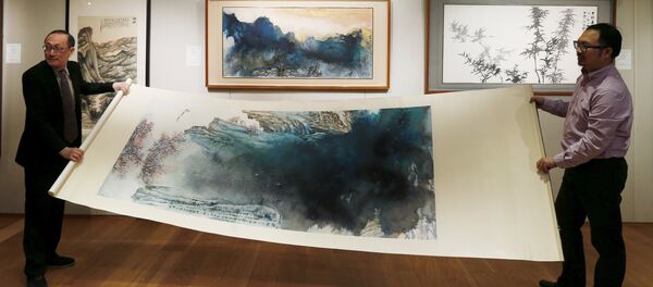 张大千画作拍出天价 能买75辆兰博基尼 - 俄罗斯卫星通讯社