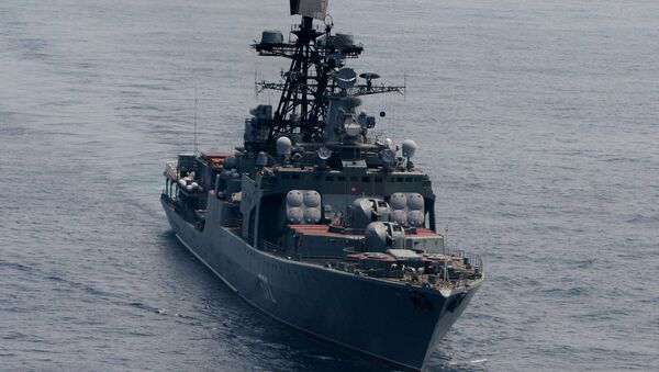 “維諾格拉多夫海軍上將”號驅逐艦將參加在文萊的反恐軍演 - 俄羅斯衛星通訊社