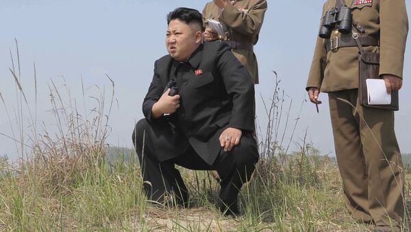 Лидер КНДР Ким Чен Ын руководит запусками ракет женским подразделением 851 Корейской народной армии - 俄羅斯衛星通訊社