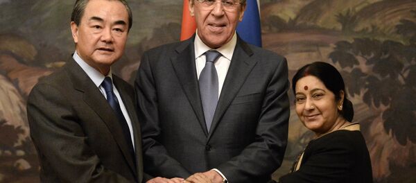 俄中印三国外长会议 - 俄罗斯卫星通讯社