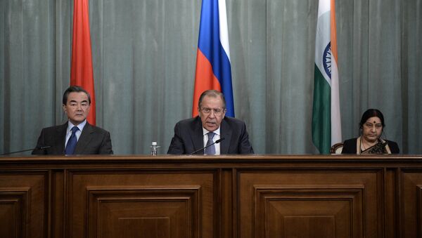 俄中印三國外長會議 - 俄羅斯衛星通訊社