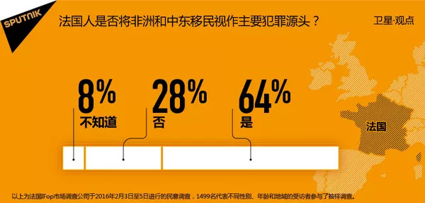 法國人是否將非洲和中東移民視作主要犯罪源頭? 法國人是否將非洲和中東移民視作主要犯罪源頭? - 俄羅斯衛星通訊社