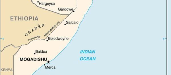 索马里地图 - 俄罗斯卫星通讯社