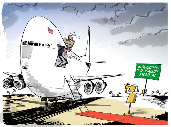 奧巴馬遭沙特政府冷遇 - 俄羅斯衛星通訊社