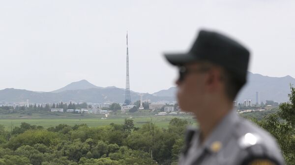 韩媒：朝鲜正在朝韩边境重建军事哨所 - 俄罗斯卫星通讯社