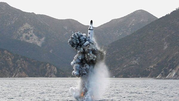 朝鮮發射潛射彈道導彈 - 俄羅斯衛星通訊社