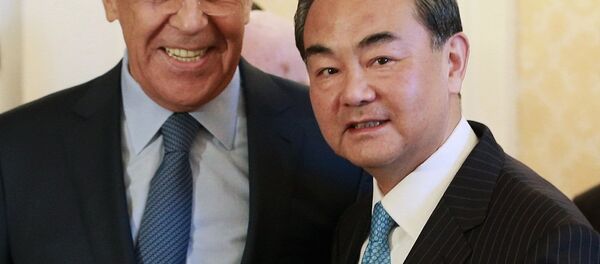 王毅與拉夫羅夫 - 俄羅斯衛星通訊社