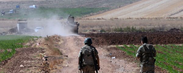 土耳其國防部長:敘利亞自由軍在控制敘北部之前 土軍不會從該地區撤出 土耳其國防部長:敘利亞自由軍在控制敘北部之前 土軍不會從該地區撤出 - 俄羅斯衛星通訊社