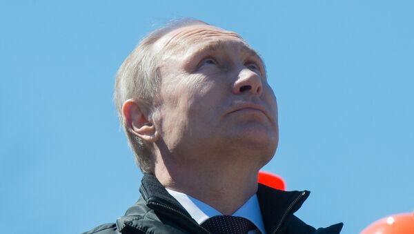 Президент РФ Владимир Путин на космодроме Восточный - 俄羅斯衛星通訊社