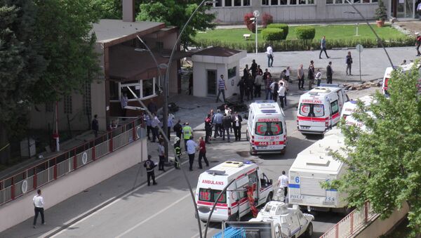 媒体: 土耳其加济安泰普爆炸事件伤员增加到13人 - 俄罗斯卫星通讯社