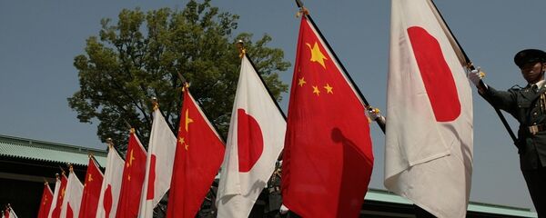 китай япония флаг - 俄罗斯卫星通讯社