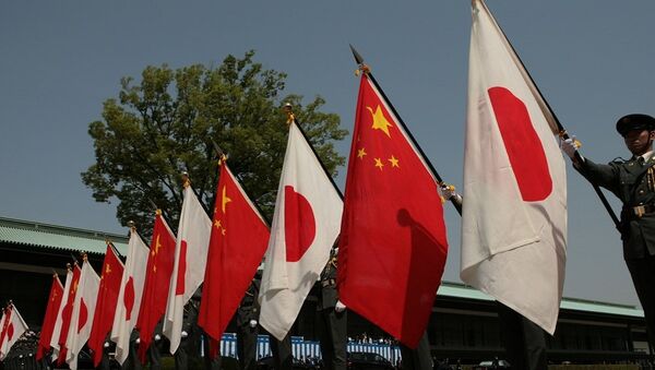 китай япония флаг - 俄羅斯衛星通訊社
