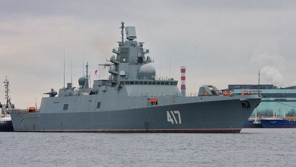 俄北方造船廠：“戈爾什科夫海軍上將”號護衛艦最後階段測試定在春季 - 俄羅斯衛星通訊社