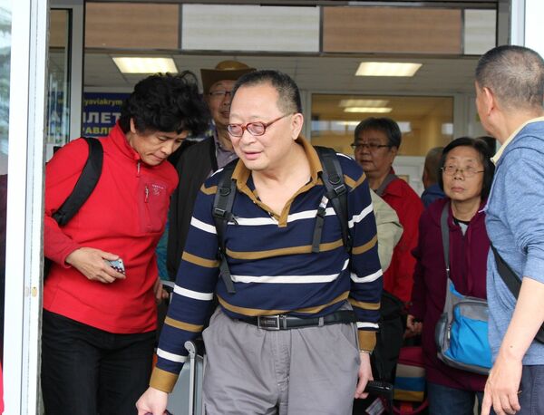 中国旅客来到克里米亚 - 俄罗斯卫星通讯社