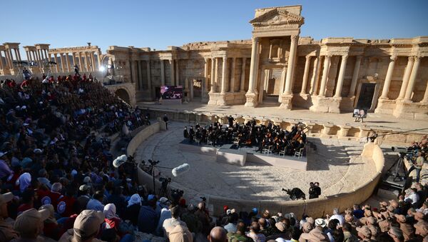 叙乐团指挥：巴尔米拉音乐会表明叙利亚人民无畏恐怖主义 - 俄罗斯卫星通讯社