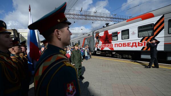 “胜利军”宣传列车活动在符拉迪沃斯托克圆满落幕 - 俄罗斯卫星通讯社