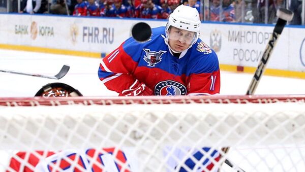 索契夜間冰球聯賽：普京攻入一球 亮點多多 - 俄羅斯衛星通訊社