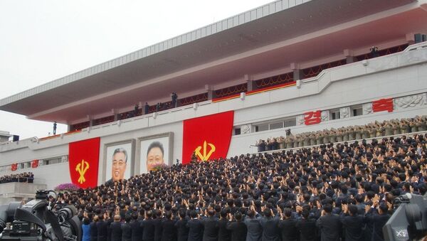 朝鮮舉行集會紀念朝鮮戰爭爆發67週年 首爾宣佈加強韓美聯盟 - 俄羅斯衛星通訊社