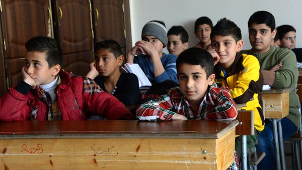 敘阿勒頗戰後重建約130所學校 - 俄羅斯衛星通訊社