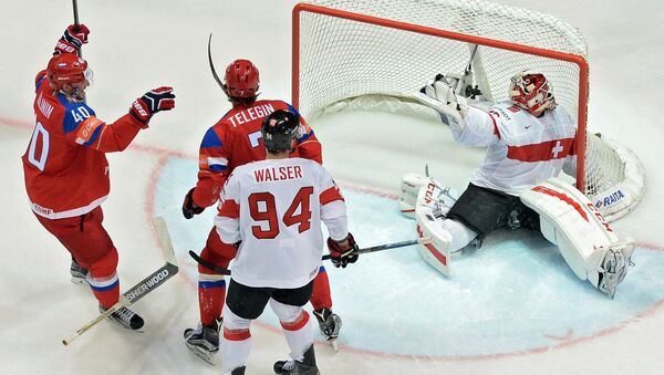 7 俄冰球隊在世錦賽中擊敗瑞士隊晉級淘汰賽 - 俄羅斯衛星通訊社
