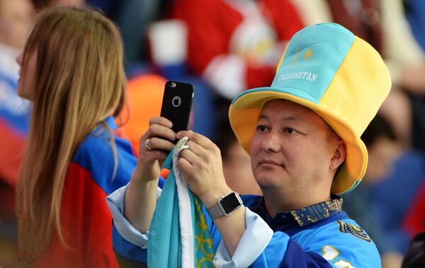 俄罗斯的冰球世锦赛的球迷观众 - 俄罗斯卫星通讯社