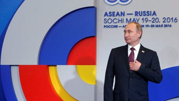 普京认为可在欧亚经济联盟和东盟间建立自贸区 - 俄罗斯卫星通讯社